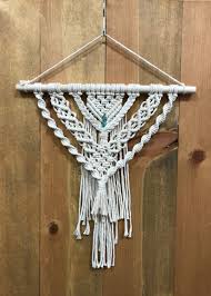 What kind of wall art is bohemian macrame? Diy Macrame Layered Crystal Wall Hanging Kit Tangled Up In Hue