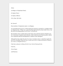 You may have quite a few inside jokes if you've spent years interacting with your coworkers. Funny Farewell Letter To Coworkers Free 7 Farewell Letter Templates In Ms Word Pdf