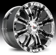 Black And Chrome Truck Rims Rbp 94r Chrome Wheels With Gloss Black Inserts Rims And Tires Wheel Rims Truck Rims