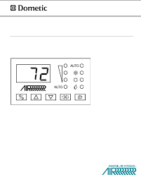 Dometic freshwell 3000 under bench air conditioner please note: Manual Dometic Elite Control Dx Systems Page 1 Of 24 English