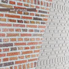Bricks Wall 3d 3d Model Decoration Max C4d Obj 3ds Fbx Lwo Stl Brick Wall Brick Wall