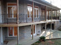 This article has been amended to add a clearance distance between the handrail and a rough or abrasive surface of 60 mm. Deck Railing Height Requirements And Codes For Ontario