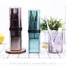 Over 7,200 bathroom accessory sets great selection & price free shipping on prime eligible orders. Wash Cup Toiletries Toothbrush Cups Towel Partition Storage Box Outdoor Portable Bathroom Accessories Sets Business For Travel Buy At The Price Of 8 51 In Aliexpress Com Imall Com