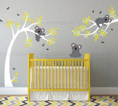 Koala Wall Decal Koala Bear Tree Wall Decal Koala Wall Etsy In 2020 Bear Wall Decal Tree Wall Decal Baby Room Decor