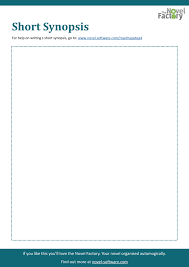 Short Synopsis Worksheet A Free Downloadable Printable Pdf To Help With The Plotting And Planning O Writing A Book Writing Worksheets Writing A Book Outline