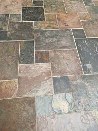 These tile pattern ideas for floors are just what you need to make a fresh statement. Multicolor Slate French Pattern Stonelocator