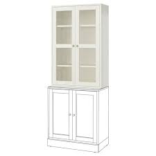 Havsta Vitrine Weiss 81x35x123 Cm Ikea Deutschland Glasschrankturen Glastur Vitrine Weiss