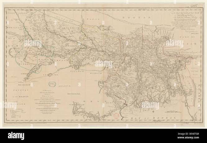 British east india company map hi-res stock photography and images - Alamy