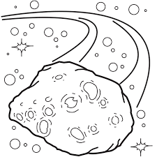 Asteroid Coloring Pages Vmglvz Clipart Suggest