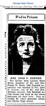 Loretta Case was born to John S and Alice McCormick Case