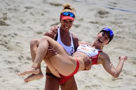 Us pair knocked out of beach volleyball. Canadian Duo Beat Defending Champions To Fivb Gstaad Major Title