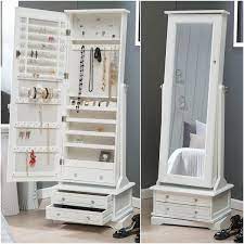 Giantex jewelry cabinet armoire is a perfect choice for those who own a small room. The 15 Best Full Length Mirror Jewelry Armoires Zen Merchandiser