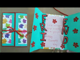One of the best ways to express your care to loved ones is to make them a meaningful and decorated friendship card personally. Diy Friendship Card How To Make Card For Friends Simple And Easy Friendship Day Card Tutorial