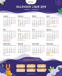 Kalender 2019 Indonesia Dan Rekomendasi Liburannya Kalender Buku Mewarnai Liburan