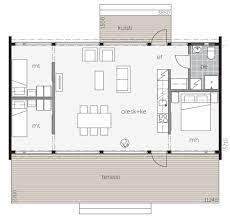 Glass House 70 Log Cabin Kontio Small House Floor Plans Small House Plans Tiny House Floor Plans