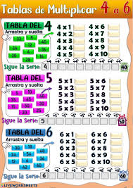 Ficha Online De Las Tablas De Multiplicar Para Segundo A Quinto De Primaria Puedes En 2020 Tablas De Multiplicar Ejercicios De Tabla Matematicas Tercero De Primaria