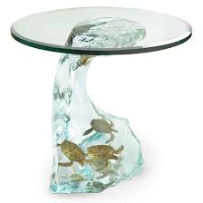 36 x 32 x 18. Turtle Wave Table Wyland Worldwide