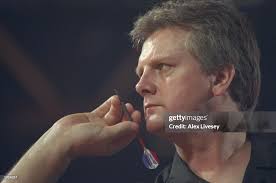 Rod Harrington of England throwing at the Professional Darts Council...  News Photo