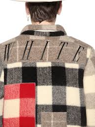 Great news!!!you're in the right place for off white patchwork. Off White C O Virgil Abloh Checked Button Front Shirt In Black Beige Black For Men Lyst