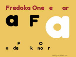 Fredoka One Font Fredokaone Regular Font Fredoka One Version 1 001 Font Ttf Font Uncategorized Font Fontke Com Version 1.001 postscript font name: