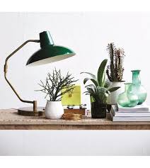 Housedoctor Masa Lambasi Masa Metalik Mat Yesil Altin O31x48cm Lefliving Com Lamp Desk Lamp House Doctor