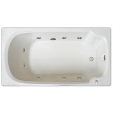 50 gallons $5,096 sale price + $100 60l x 30w x 38h 260 lbs. Signature Bath 60 X 32 Drop In Whirlpool Bathtub Reviews Wayfair