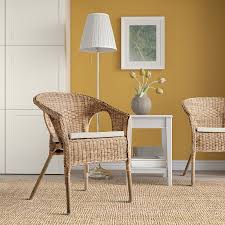 Agen Chair With Cushion Rattan Norna Natural Ikea Wicker Armchair Ikea Armchair Ikea