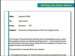 How To Write A Basic Business Memo Youtube Business Writing Business Memo Writing