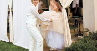 Ellen And Portia S Wedding Day Ellen And Portia Wedding Ellen And Portia Ellen Degeneres And Portia