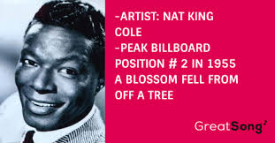 Image result for images A Blossom Fell Nat King Cole