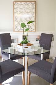 Design Space Saving Dining Room For Your Apartment Home To Z Round Dining Room Table Glass Table Decor Round Dining Room