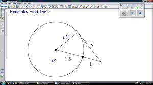 Tangent Lines To A Circle Education Math Free Math Worksheets Free Math