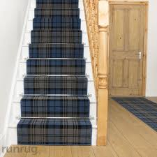48 hour delivery of your stair runners Tartan Blue Stair Runner
