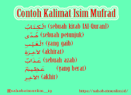 Your father even offered you land if you would come down here to stay. Contoh Kalimat Isim Mufrad Pengertian Ciri Penjelasannya