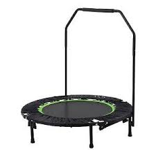 Tunturi Trampolino Fitness Pieghevole E Portatile Da 104cm Con Barra Di Stabilita Tappeto Elastico Fitness Rebounder Fitness Per Allenamento Aerobica Palestra Amazon It Sport E Tempo Libero