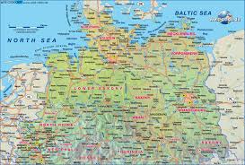 The map shows germany and neighboring countries with international borders, the national capital map of germany. Map Of Northern Germany Region In Germany Welt Atlas De