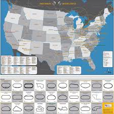 Over 129 trivia questions and answers about nascar tracks in our nascar category. Racetrack Wall Map By Marketmaps Wall Maps Race Track Nascar Race Tracks