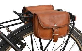 Gusti Leder Sabine S Leather Bicycle Handlebars Pouches Leather Bicycle Vintage Leather Bag Bicycle Handlebars