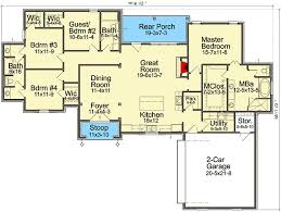 A study, library or perhaps overhead bonus space may be included in the floor plan for easily accessible conversion space designed for relaxing or intimate entertaining. 3 Bed Southern House Plan With One Story Living 960028nck Architectural Designs House Plans