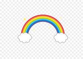 Gambar kartun biru awan putih gambaran gambar latar belakang. Kartun Pelangi Dikemas Postscript Gambar Png