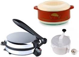 Eco Shopee Combo Of Detachable Roti Maker Casserole Dough Maker Roti Khakhra Maker Silver Cheap Kitchen Appliances Kitchen Appliances Roti