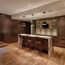 china customized modern veneer kitchen