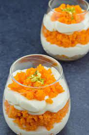 Motichoor Cream Cheese Cups Indian Fusion Dessert The Love Of Spice Recipe Desserts Diwali Sweets Recipe Indian Dessert Recipes