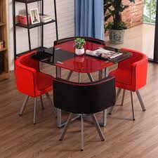 Signature design by ashley froshburg dining room drop leaf table, grayish brown/black. Buy Maple Leaf Home Glass Dining Table Size H75 X W90 X L90cm 4 Chair Red Black Color Online Lulu Hypermarket Bahrain