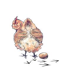 Cute And Funny Chicken Art Guess What Gift Chicken Gifts Chicken Illustration Chicken Art