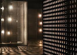 Lights Projected Through Perforated Boxes Illuminated A Space Designed By Cullen Projects To Host Fashio Light Art Installation Creative Lighting Light Project