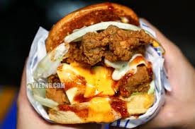 Verythai mookata & street food in bandar sunway. Burger Baek Crispy Chicken Burger Bandar Sunway