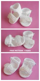 Crochet Baby Flip Flop Sandals Free Crochet Pattern Video