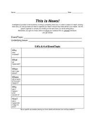 This Graphic Organizer Follows The Lucy Calkins Investigative Journalism Unit Of Study For 8th Grade Graphic Organizers Investigative Journalism Lucy Calkins