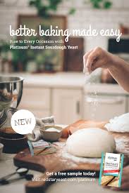 Introducing Platinum Instant Sourdough From Red Star Bread Making Recipes Fair Food Recipes Sourdough